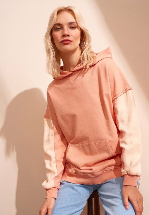 Oversize Sweatshirt ve Wide-Leg Denim Kombini 