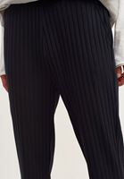 Women Black High-rise Flare Pants