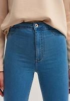 Bayan Mavi Casual Jegging Skinny Pantolon