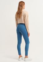 Bayan Mavi Casual Jegging Skinny Pantolon