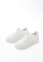 Bayan Beyaz Yüksek Tabanlı Sneaker