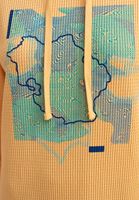 Women Yellow Artwork Detailed Sweat Dress