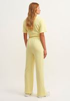 Bayan Sarı Bol Paça Sweat Pantolon