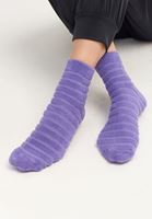 Bayan Mor Özel Parfümlü ve Dokulu Ankle Çorap