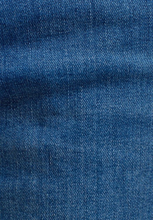 Balon Kollu Triko ve Slim-Fit Denim Pantolon Kombini