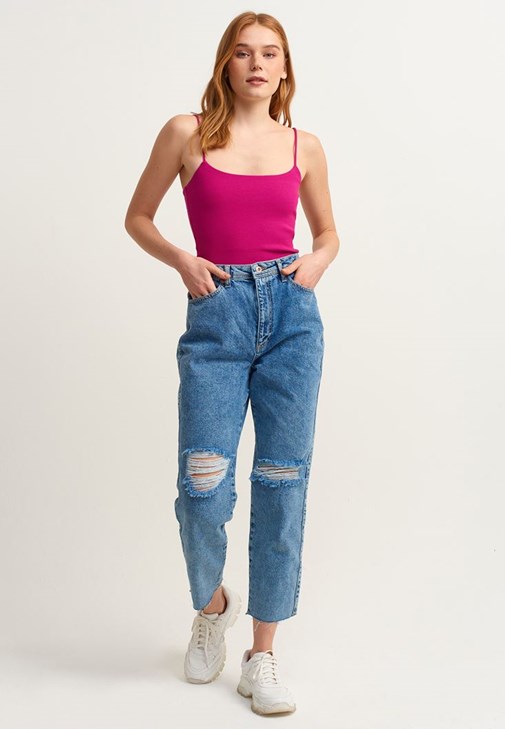 Casual Atlet ve Jean Pantolon Kombini
