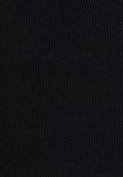 Women Black Square Neck Crop Top