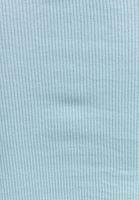 Women Blue Square Neck Crop Top