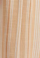 Bayan Çok Renkli Çizgili ve Yırtmaçlı Wide-Leg Pantolon