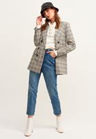Women Blue Ultra High Rise Mom Jeans