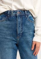 Women Blue Ultra High Rise Mom Jeans