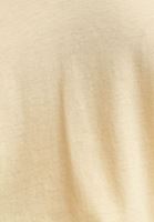 Bayan Sarı V-Neck Oversize Tişört ( MODAL )