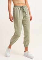 Bayan Yeşil Nature Friendly Yumuşak Dokulu Jogger Pantolon ( TENCEL™ )