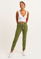 Bayan Beyaz Seamless Kruvaze Crop Top