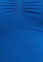 Bayan Mavi Straplez Crop Top