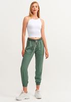 Bayan Beyaz Jakarlı Dikişsiz Crop Top