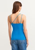 Bayan Mavi Askı Detaylı Tank Top