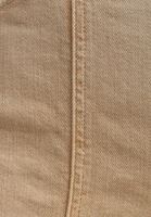 Bayan Bej Yüksek Bel Straight-Fit Pantolon