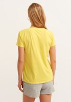 V-Neck Tişört ve Sweat Short Kombini 