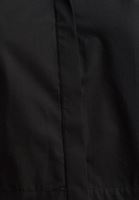 Women Black Cotton Crop Poplin Shirt