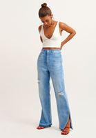 Bayan Krem Dantel Detaylı Crop Top