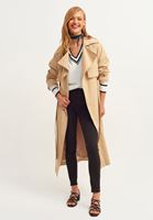 Bayan Çok Renkli Oversize V-Neck Triko