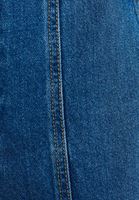 Bayan Mavi Pamuklu Kargo Denim Pantolon