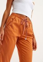 Bayan Turuncu Beli Lastikli Carrot-Fit Pantolon ( TENCEL™ )