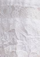 Bayan Beyaz Romantik Dantelli Kimono