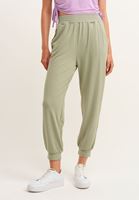Jogger Pantolon ve Büzgülü Crop Top Kombini