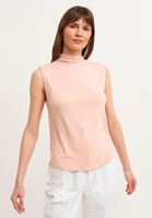 Bayan Pembe High-Neck Tank Top