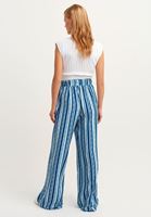 Women Mixed Patterned Wide-leg Trousers