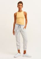 Bayan Açık Gri Yumuşak Dokulu Jogger Pantolon ( TENCEL™ )
