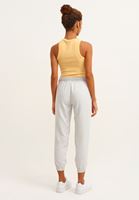 Bayan Açık Gri Yumuşak Dokulu Jogger Pantolon ( TENCEL™ )
