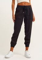 Bayan Siyah Yumuşak Dokulu Jogger Pantolon ( TENCEL™ )