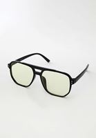 Women Black Sunglasses with Frame Detail