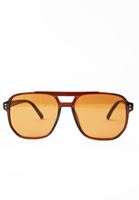 Women Brown Sunglasses with Frame Detail