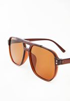 Women Brown Sunglasses with Frame Detail