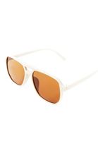 Women Beige Sunglasses with Frame Detail