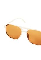 Women Beige Sunglasses with Frame Detail