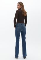 Women Blue Low Rise Bootcut Pants