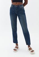 Women Blue Low Rise Slim Fit Pants