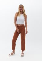 Women Brown Low Rise Cargo Pants