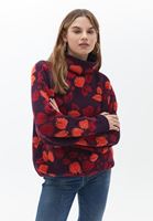 Bayan Çok Renkli Loose-Fit Triko Kazak