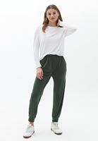 Women Green Soft Touch Jogger Trousers