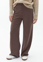 Women Brown Soft Touch Straight Pants