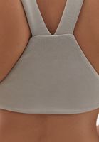 Women Beige Soft Touch Crop Singlet