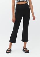 Women Black High Rise Flared Pants