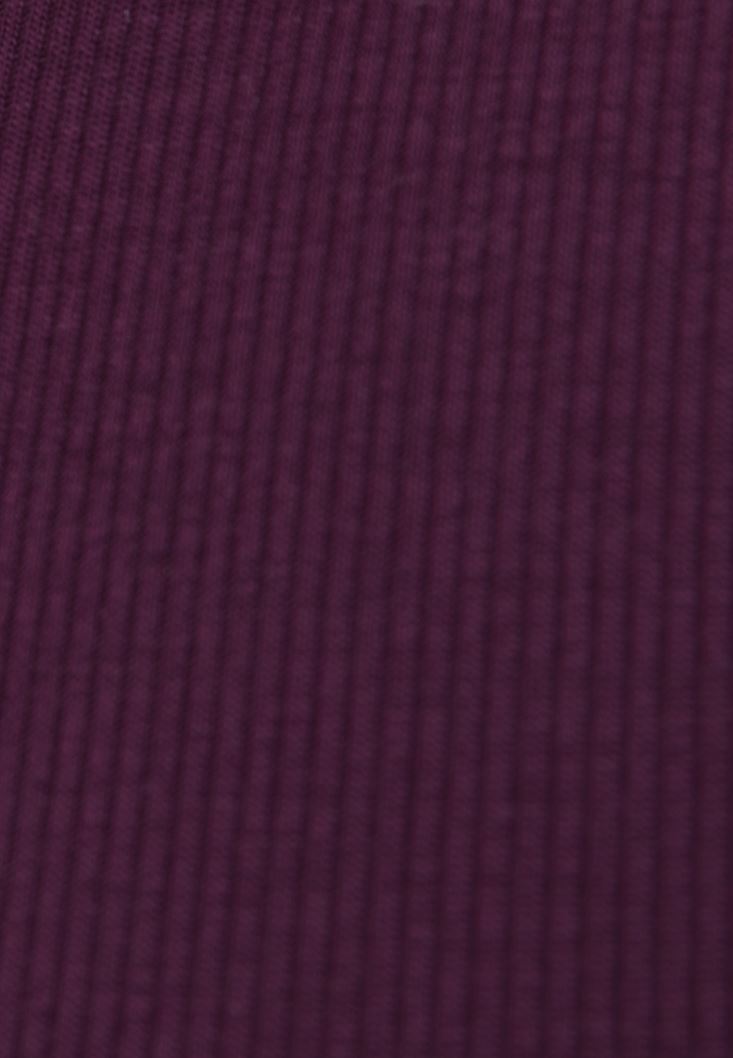 Women Purple Turtleneck Knitwear Sweater