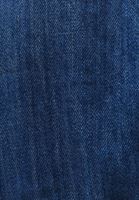 Bayan Mavi Bağlama Detaylı Denim Bluz